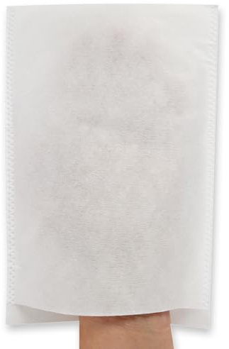 1000 Stück Hygostar Waschhandschuhe Premium | Spunlace, weiß, L: 23cm, B: 16cm, Einmalwaschlappen, Einmalwaschlappen, Einmal Waschhandschuhe, Einwegwaschlappen zur Körperpflege