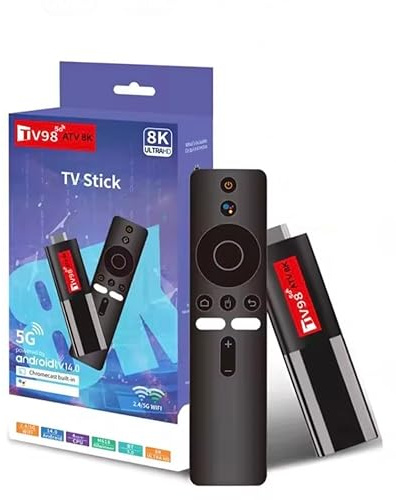 Android14 ATV Smart TV Stick Allwinner H618 Support 8K Video 2.4/5G Wifi6 Voice Remote Mini TV Box Portable Player
