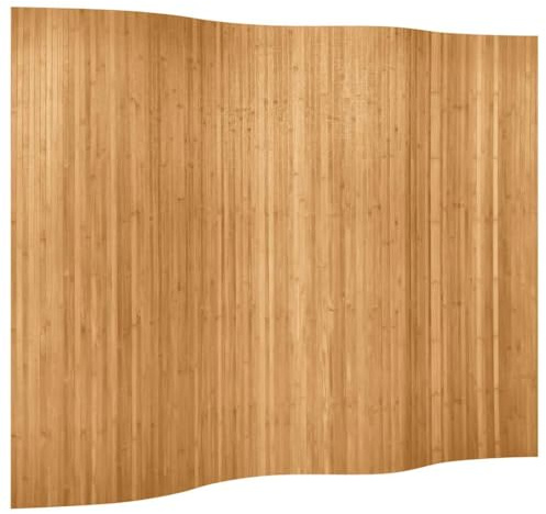 Generico Pannello Divisore per la Stanza in bambù Naturale Larghezza 250 cm Altezza 165 cm,Mobili,Separè,Marrone,6.35 kg,241668