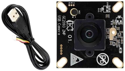 MLWSKERTY Modulo Fotocamera USB da 2 GC2093 Microfono Integrato sensoriale Ampia retroilluminazione dinamica per Immagini per PC Accessori per Computer Fotocamera PC per videoconferenze