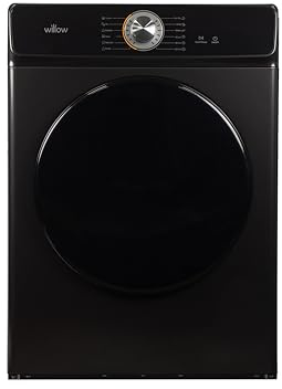 Willow W10TDB 10kg Vented Tumble Dryer with 8 Programmes, 120 Min Max Cycle Time, Front Loading - Black