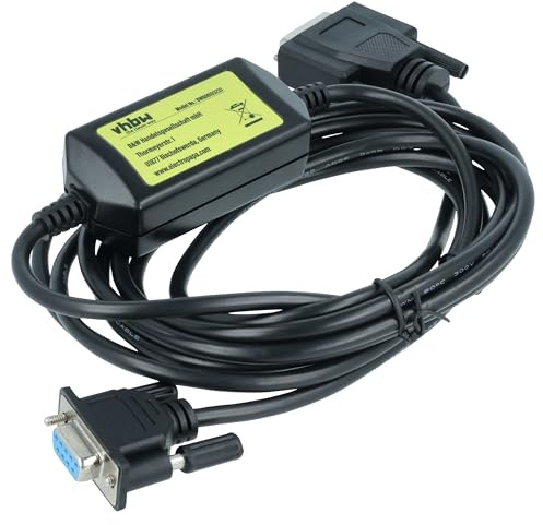 vhbw Programmierkabel RS-232 kompatibel mit Siemens Simatic S5 155U CPU 946 Computer & Peripheriegeräte - Seriell Adapter, 300 cm Schwarz