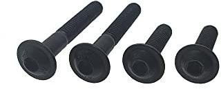 50 Stk Linsenkopfschraube mit Flansch ISO 7380-2 M8 x 20 mm - 10.9 blank