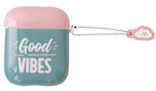 Mr Wonderful Funda para Auriculares inalambricos – Diseño Good Wondee, Soporta Carga Inalámbrica.