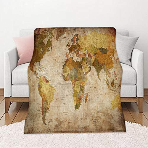 Chickw11 Coperta di Flanella, 3D Patchwork Morbida Leggera Pile Coperte Calda Coperta Tutte Le Stagioni Multifunzionale per Divano o Letto Singolo e Matrimoniale (Patchwork,130x150cm)