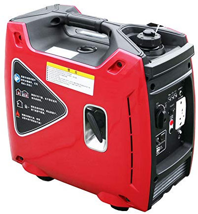 TGHY Tragbarer Benzin-Inverter-Generator 2000-Watt Benzinmotor 79cc Viertakt Super Leise und Leicht Notstromversorgung im Freien,1800w