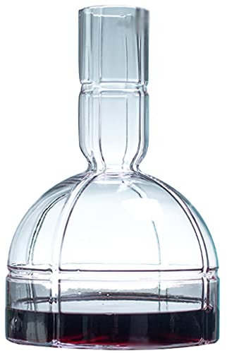Decanter Decanter per Vino Particolare Decanter per Whisky in Cristallo,Caraffa per Vino da Tavola Creativa,Bar Moderno Ornamenti Dedicati,Alta capacità (Color : Clear, Size : 3200ml)