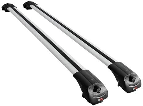 acpar Compatibile con MG ZS 2018-2024 Ace-1 Barre Tetto Portapacchi Auto Barre Portatutto Grigo Alluminio 2 Barre