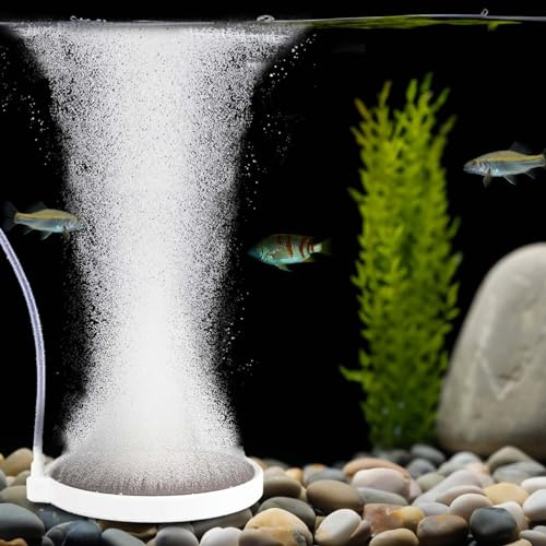 BLOTFISH Aquarium-Luftstein für Aquarien, 8cm Nano leises Diffusor-Set für gelösten Sauerstoff, Diffusor-Kit für 20 bis 70 Gallonen Aquarien