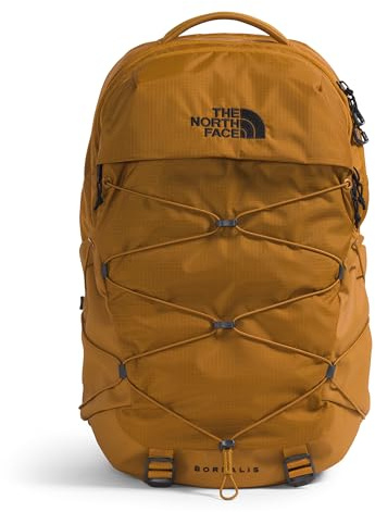 The North Face Borealis Commuter Laptop Backpack - Water Repellent, Laptop Sleeve, Large Main Compartment, Timber Tan/TNF Black, One Size