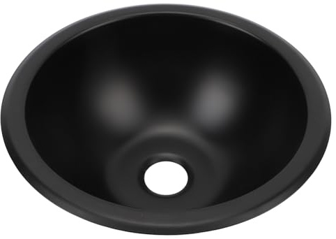 Wohnmobil-Waschbecken, 9x4 Zoll Rundes Edelstahl-Spülbecken, Wohnmobil-Waschbecken, Einzelbeckenspüle mit 40-mm-Ablauföffnung, Badezimmerwaschbecken für Wohnmobil, Boot, Wohnwagen