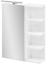 Schildmeyer Matteo Spiegelschrank 156967, kreideweiß, Made in Germany