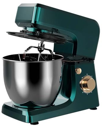 Stand Mixer 1800W Dough Maker, Household Food Mixers Baking With 10L Bowl, Electric kneading machine stainless steel mixer, Easy Cleaning for Home Baking green