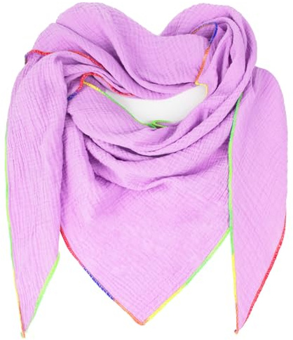 Glamexx24 XXL Schal für Damen & Herren, Baumwollschal mit Farbverlauf an der Naht. Winterschal, Sehr warm und weich auf der Haut Made Italy