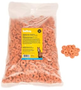Boomy - Caramelle per cavalli - Snack per ricompensa senza zucchero - anello alla radice - 5 kg