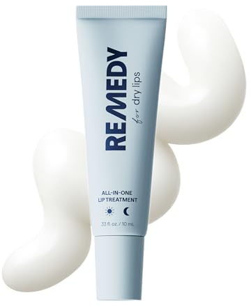 Remedy for Dry Lips | All-In-One Lip Treatment | Hydrating and Healing Lip Balm Ointment with Ceramides, Peptides, and Dimethicone | Repairs Dry, Cracked Lips | By Dermatologist Dr. Shah