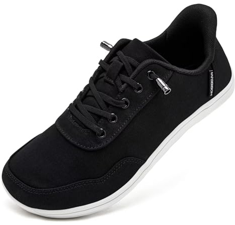 HOBIBEAR Unisex breda barfotaskor handsfree slip-skor kvinnor män barfotaskor minimalistiska utomhus spår löpning promenadskor