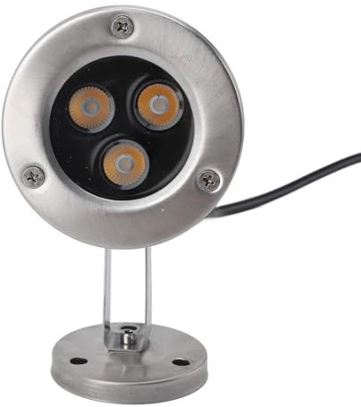 Wifehelper Solar-Teichleuchten, 36 LED-Strahler, IP68-Tauchbrunnenlicht, RGB-Farbspeicher, Dimmbar, 3 W Unterwasser-Landschaftsbeleuchtung (Kühles Weiß)