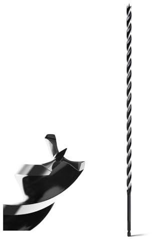 Punta per legno tenero, legno duro con punta di centraggio e codolo E 6.35, 10 x 460 mm