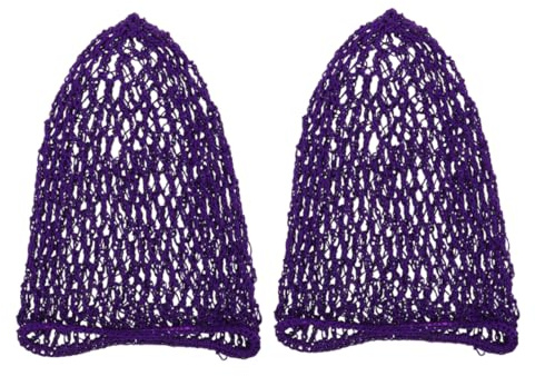 Ipetboom 2pezzi Rete per Capelli in Rete per Dormire Retina per Capelli Lunghi da Donna Copertura per Intrecciata Mano per Ricci