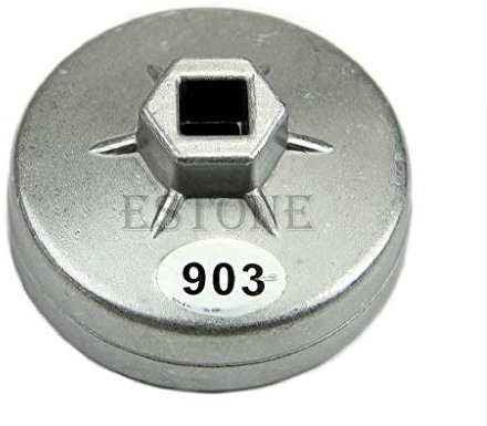 74 Mm 14 Flöte Aluminium Ölfilterschlüssel Steckdosenentferner Für Auto Car