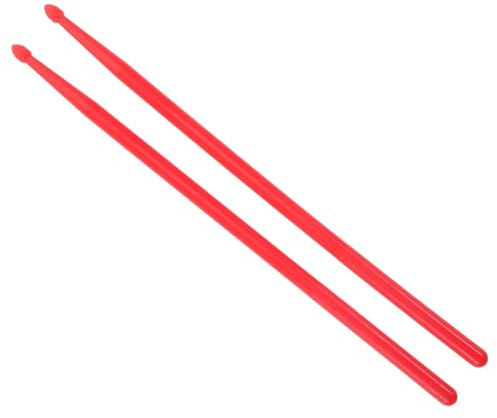 Drumsticks aus Nylon, Leicht, 1 Paar, für Schlagzeuger, Rot | Nylonstöcke für Trommel, Professionelle Sticks, Passendes Zubehör, Kompakte Ausführung, Geschenkidee