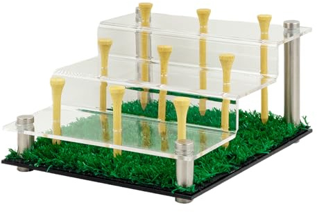 Golfball-Sammelkoffer – abgestufter Organizer für Sportbälle, Aufbewahrungsregal, Organizer für Tennis, Lacrosse, Softball, Club-Ausrüstung, Tischdekoration, Wohnzimmer, Schlafzimmer, Heimregal