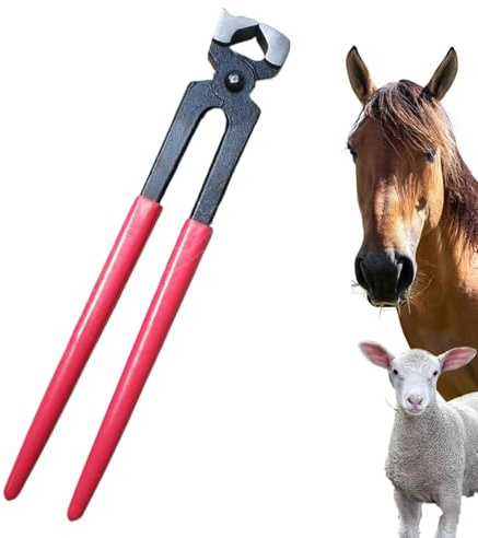 Tenazas Cortacascos para Caballos | Alicates De Reparación Para Herrador Tipo Alicate | Tenazas Recortadoras para Mantenimiento de Cascos de Caballos, Vacas, Ovejas y Cabras