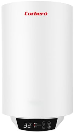 Corberó - Thermos elettrico digitale | CTWBD50 | 50 L | Pannello digitale | Funzione Smart | Termostato esterno regolabile | Protezione anticorrosione