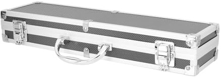 Aluminum Alloy Tool Box with Buckle, Portable Multi-function Storage Case for Home and Working, Easy to Open and Close, Well Protected Handheld Toolbox for Organising Tools