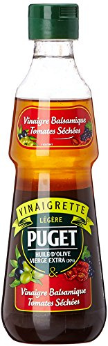 Puget Vinaigrette Huile d'Olive/Vinaigre Balsamique/Tomates Séchées 33 cl - Lot de 3