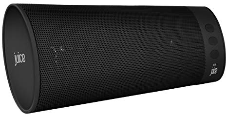 Juice Boom Portable Bluetooth Speaker, Wireless Rechargeable Device, Super Bass Stereo Speaker, for Smartphone, Mp3 Player, Tablet, Laptop, PC, Travel, Black