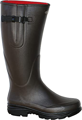 La Chasse Neoprene-Gummistiefel für Damen und Herren Jagdgummistiefel Boots mit Neoprene Gummistiefel für Jäger Neoprenestiefel Naturkautschukstiefel LaChasse (43 EU)