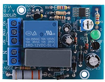 Minuteur de cycle - AC 220 V - Relais de temps réglable marche/arrêt - Module de minuterie de cycle de répétition (taille : 0 à 10 minutes)