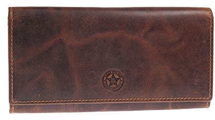 Greenburry Vintage Damen Geldbörse Braun 19,5x10,5x3cm