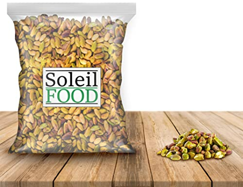 Pistazien ungesalzen geschält ohne Schale Pistazienkerne Soleilfood (500 g) | Feinste Qualität GMO frei