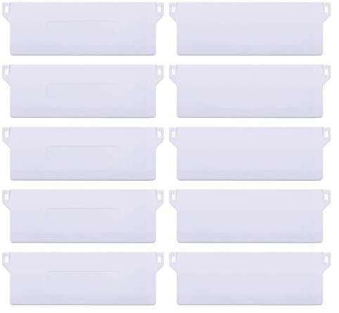 Lamellenvorhänge Beschwerungsplatten,10 Stück Lamellenvorhang Ersatzteile Zubehör Gewichte für Vertikaljalousie Vorhang fur Vertikaljalousien Gewichten Lamellen, 127mm Weiß