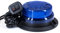 Rotativo Luz LED estroboscópica, 12V-24V Azul Luz de emergencia V16 de magnético con 3 meters cable para vehículos, tractores, carros de golf, UTV…