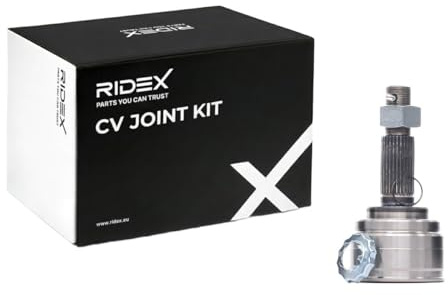 RIDEX 5J0477 Juego de articulación árbol de transmisión Delantero con anillo sensor ABS Compatible con NISSAN JUKE F15