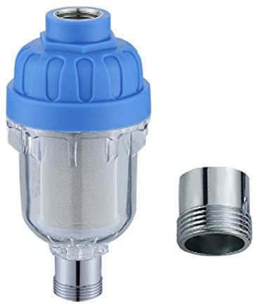 Wasserfilter Wiederverwendbare, Ausspülbarer Feinfilter, Spin Down Sediment Wasserfilter, Wasser Vorfilter Sedimentfilter für Wasserhähne, Waschmaschinen,usw(3/4 Thread)