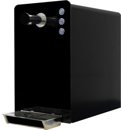 BieTal® Wassersprudler BT-30 Tafelwasseranlage mit Kühlung Sprudelwasser Trinkwasser Wasserspender 30 L/h - schwarz