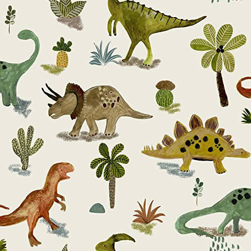 Next DINO & FRIENDS Vliestapete 10mx52cm | | Einfach anzubringen und zu Entfernen 1005 x 52