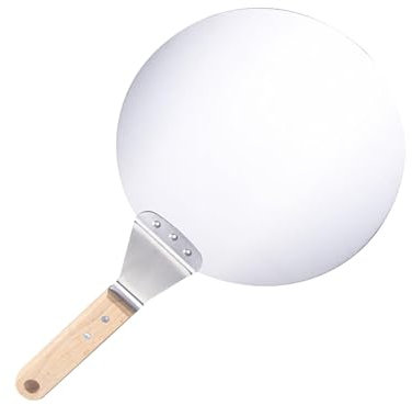 predolo Pale per Pizza Pale girevoli Pale per Cottura a Pala Facile da Pulire Robusto Sollevatore per Torte Vassoio di trasferimento per Baker Formaggio, 12 Pollici