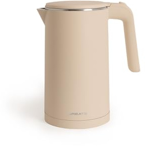 CREATE/KETTLE STUDIO PRO/Hervidor eléctrico de 1L arena/Control de temperatura, función mantener caliente, sistema recogecables, apagado automático, 1000W