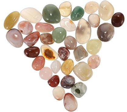 Happyyami 500g Guijarros Decorativos Coloridos Para De Piedras Para Jardinería y Decoración De Interiores Perfectos Para y