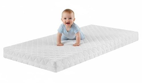 Bodyprotect Kindermatratze 80x160 cm mit Trittkante, Kinder & Baby Matratze | Komfortschaum, Babymatratze, Komfortschaummatratze 80 x 160 cm, Höhe ca. 9cm, Made in EU, OEKO-TEX, waschbar bis 95 Grad