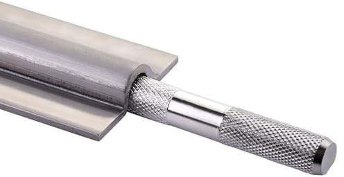 SOTOOLS Bodenschiene für Schiebetore, R10, 2000 x 55 x 15 mm | Edelstahl SS304, inkl. Verbindungsstift.