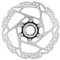SHIMANO Disco 180mm C.Lock Rt54 Solo Resina Ciclismo Unisex Adulto, Multicolor(Plateado/Negro)