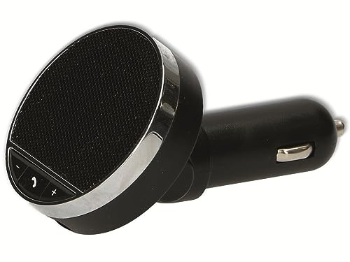 Grundig Bluetooth-Lautsprecher und USB-Autoladegerät - Zigarettenanzünder - Freisprecheinrichtung - 2,1A/ 12V/ 24V - Schwarz