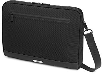Moleskine Metro Device Bag Orizzontale Borsa Porta Pc per Laptop, Notebook, iPad e Tablet fino a 13'', Borsa a Tracolla Impermeabile, 35 x 26 x 4 cm, Nero